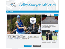 Tablet Screenshot of colby-sawyerathletics.com